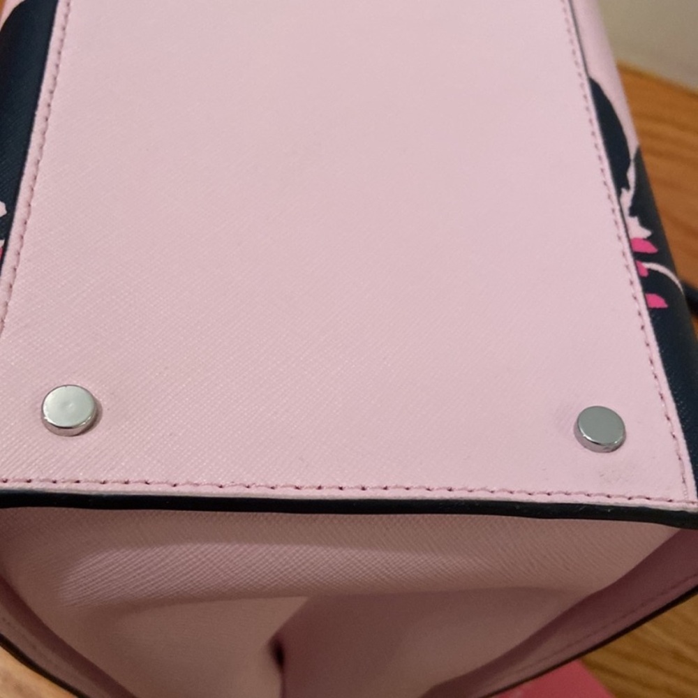 NWT Kate Spade Cameron Grand Pink Floral Satchel - Picture 16 of 16